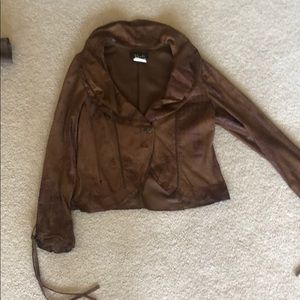 Brown Animal Print Jacket